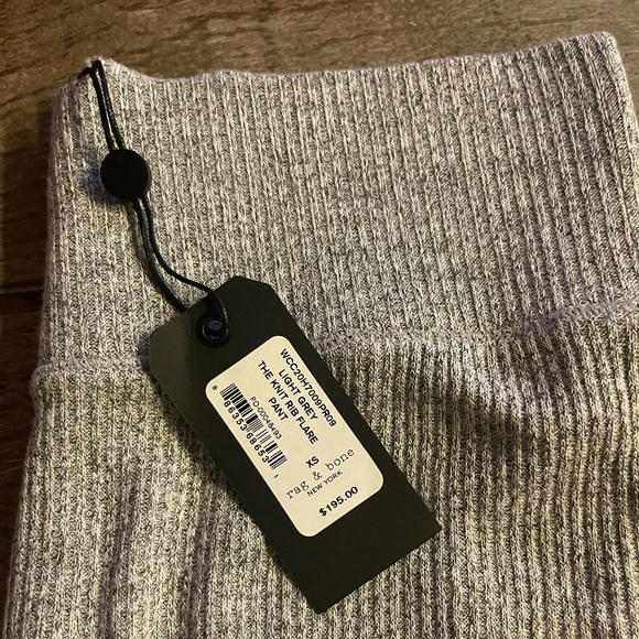 Rag & Bone Knit Flare Pants. - Picture 8 of 8